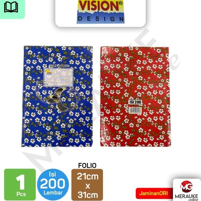 

Sale Hard Cover Vision Folio 200 Lembar
