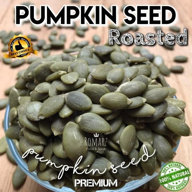 

terbaru pumpkin seed roasted / biji labu kupas oven 200gr