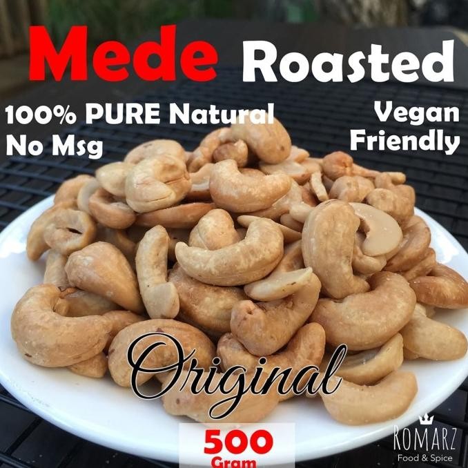 

terbaru kacang mede oven 500gr / mede panggang / mete roasted / mente oven