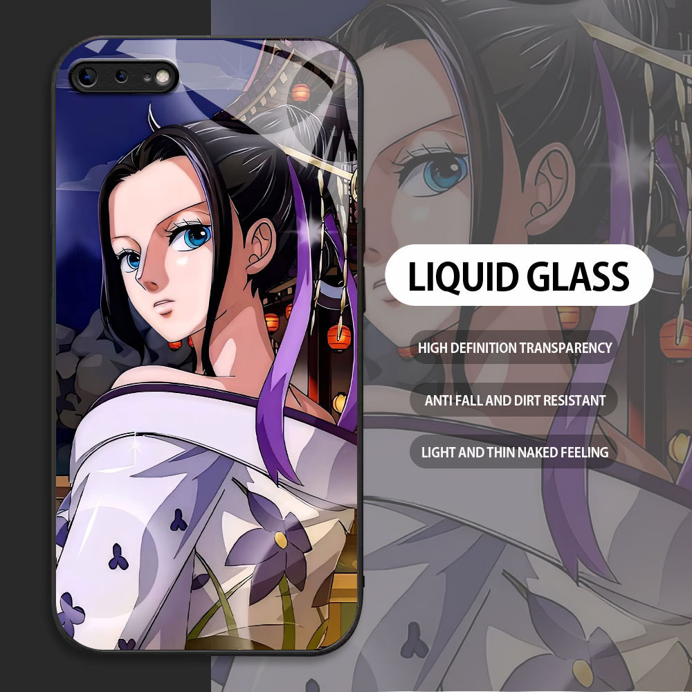 For Apple iPhone 6 6S 7 8 Plus SE2020 se2022 Casing Skin Handphone  One Piece Boa Hankokku Glass kes