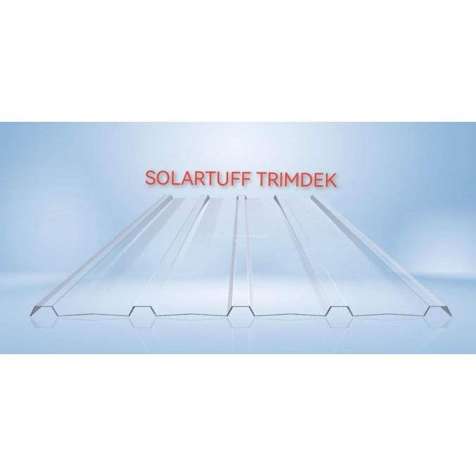 Solartuff Trimdeck Clear / Transparan - Atap Transparan FS