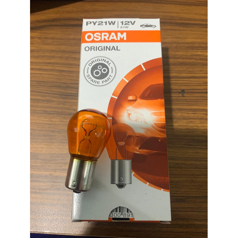 Bohlam lampu sein depan / belakang brio RS 2016- PY21W 12V 21W Osram