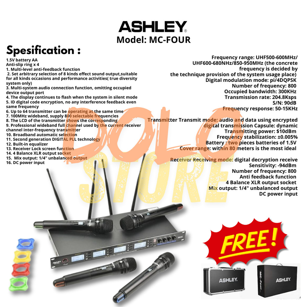 ORIGINAL ASHLEY ASHLEY MIC MC FOUR