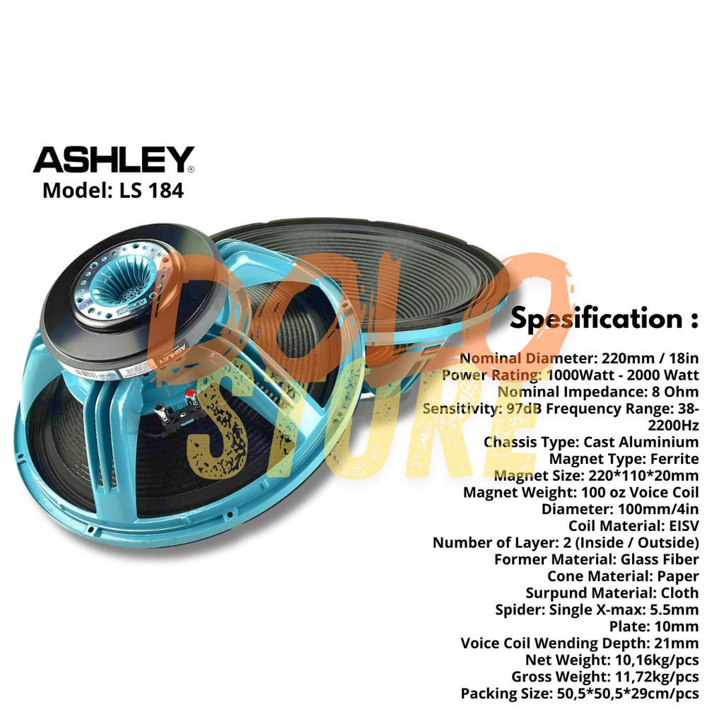 ORIGINAL ASHLEY SPEAKER LS184