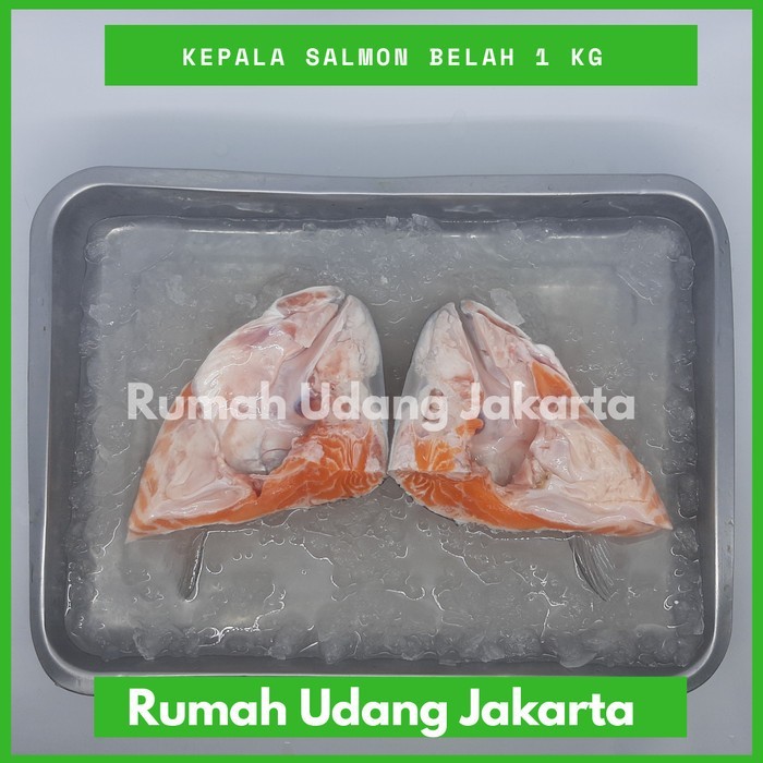 Kepala Salmon Belah Segar1 Kg (Sudah Belah) 5-6 Kepala Salmon Belah