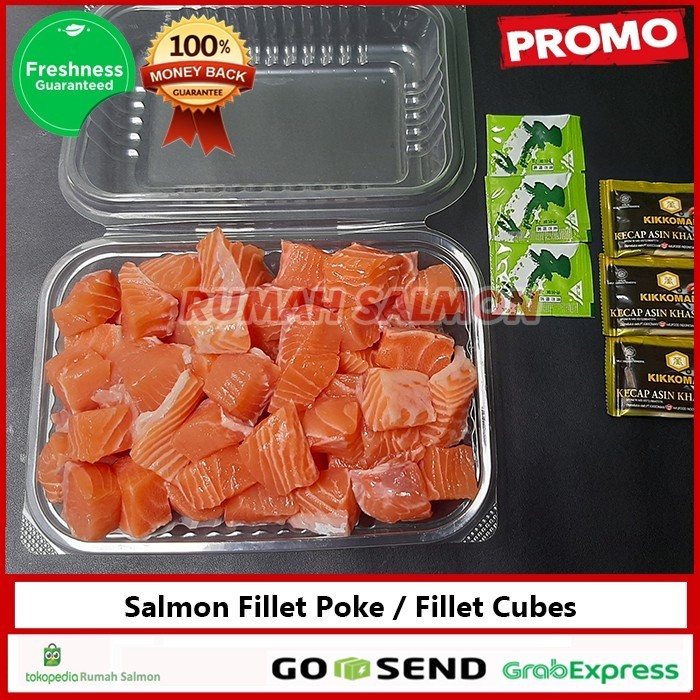 

Fillet Salmon Cubes / Salmon Poke @400Gr Fresh