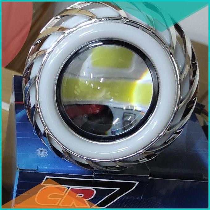 lampu proyektor projie led high low jauh dekat universal mio asli cr7