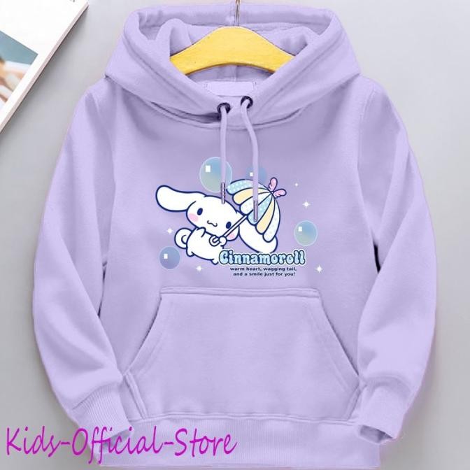 SWEATER HOODIE ANAK SANRIO CINNAMOROLL LUCU JAKET ANAK CINAMOROL TERBARU