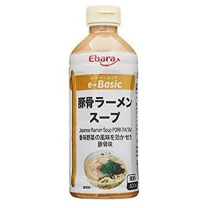 

Ebara E-Basic Ramen Soup Pork Paitan 500Ml Tonkatsu Ramen Soup 500Ml