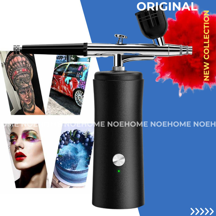 Terlaris Airbrush Kit Portabel Mini Air Brush Spray Gun Kompresor