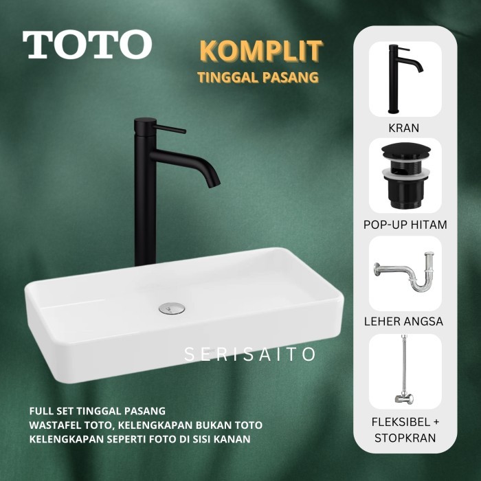 WASTAFEL TOTO LW953 / WASHTAFEL KOTAK MINIMALIS
