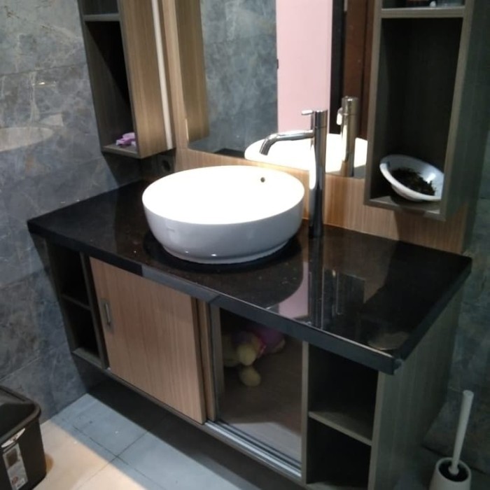 MEJA WASTAFEL GRANIT / PO PAK HANDY / TOP GRANIT WASTAFEL