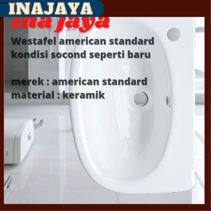 INAJAYA WESTAFEL AMERICAN STANDARD KECIL WASTAFEL CUCI CUCIAN TANGAN MINI