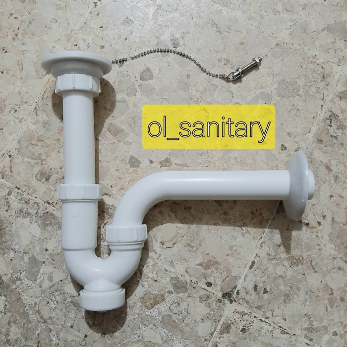 SIFON ANGSA PVC PEMBUANGAN WASTAFEL SIFON WASTAFEL SIFON LEHER ANGSA P