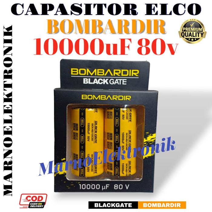 CAPASITOR ELCO BOMBARDIR BELL 10000UF 80V KAPASITOR 10000 UF 80 V ORI