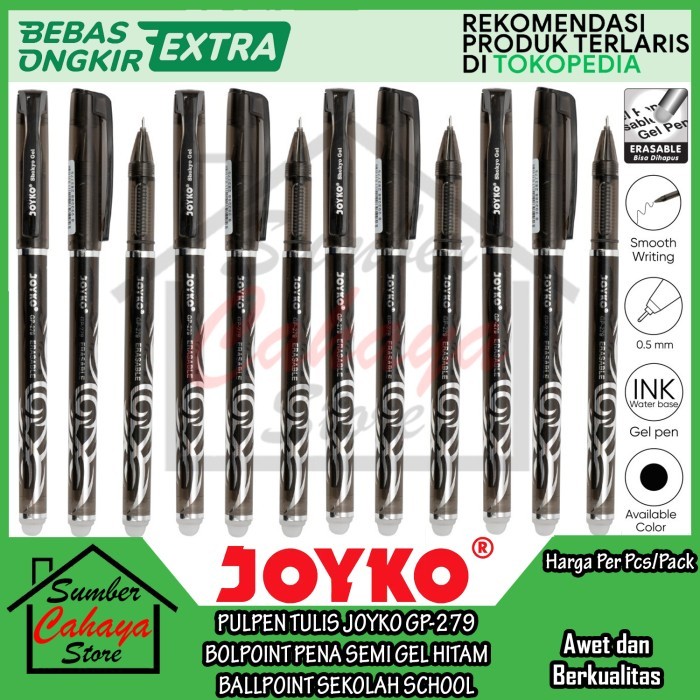 

Terbaru PULPEN GP-279 FRODO 0.5 MM BALLPEN CABUT BALL PEN PENA JOIKO GP279 BOLPEN HITAM black BALPEN