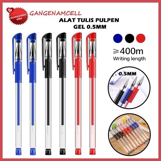 

Terbaru Pulpen Gel Ink 0.5Mm Alat Tulis Kantor Sekolah Pena Pen Tinta Cair Standart Warna Merah