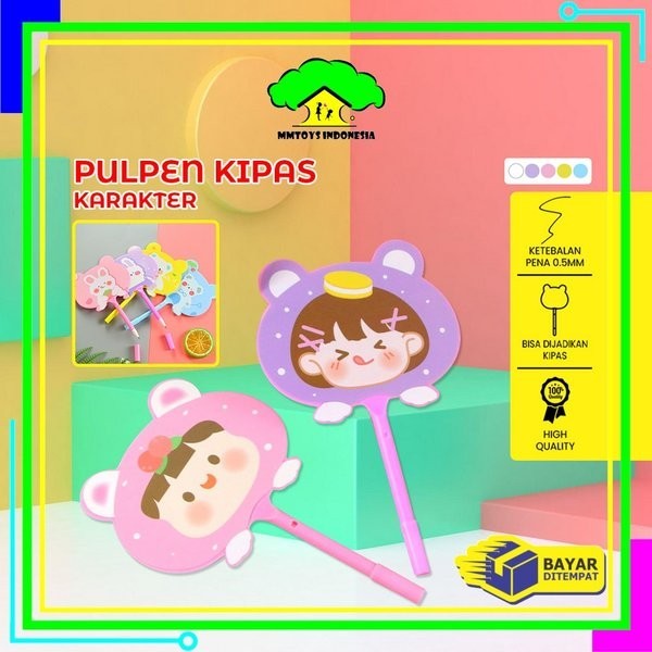 

Terbaru MI-A67 Pulpen Kipas Karakter Animal Lucu Ballpoint / Pena Alat Tulis Kantor dan Sekolah /
