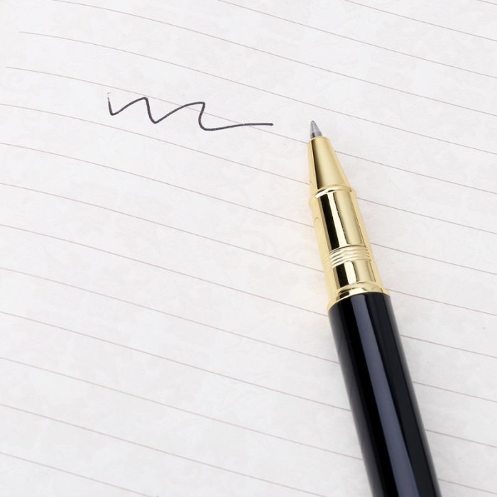 

Terbaru Pulpen Rollerball Tinta Gel Hitam 0.5mm Untuk Stationery Kantor / 100% ori