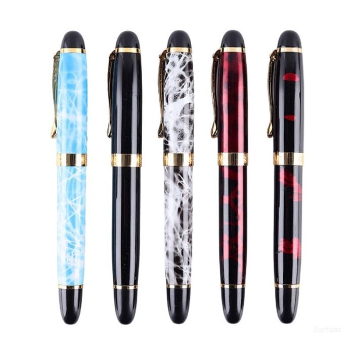 

Terbaru AM670 Top Pulpen Fountain Pen Klasik Motif Marmer Vintage Untuk Kantor 100% ori