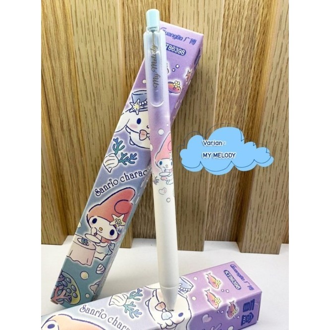 

Terbaru NEW PULPEN PEN PENA GEL 0.5mm WARNA HITAM ALAT TULIS SEKOLAH KANTOR - MY MELODY 100% ori