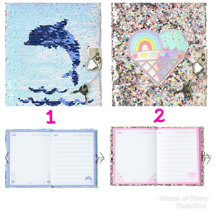 

Smiggle Dreamy Small Lockable Notebook - Diary Smiggle Diskon