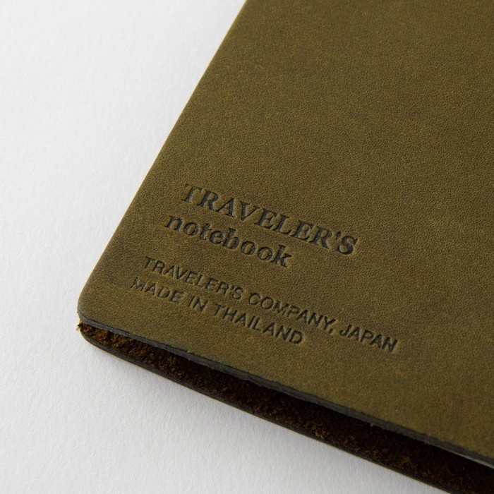 

Midori Traveler'S Notebook Regular Size - Olive - Authentic New