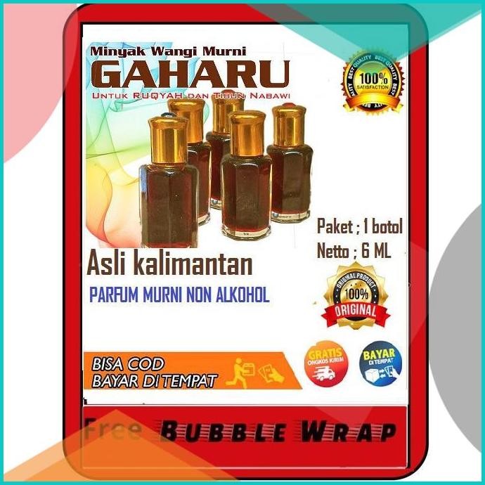 Minyak Wangi kayu Gaharu Asli Kalimantan Parfum Agarwood terapi rukya