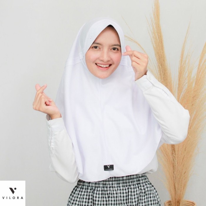 Jilbab Instan Vilora Anak Perempuan Syari Sekolah Sd Smp Sma