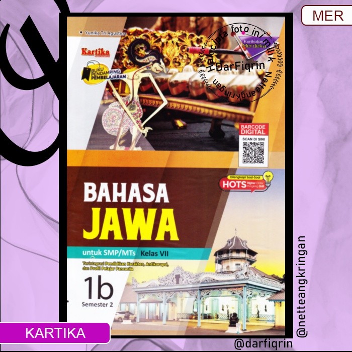 LKS Bahasa Jawa Kelas 7 8 Semester 2 SMP/MTs KURMER Kurikulum Merdeka-Kartika-HOTS-Yunika