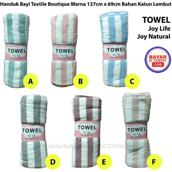 Sale Handuk Bayi Textile Boutique Warna 137Cm X 69Cm Bahan Lembut