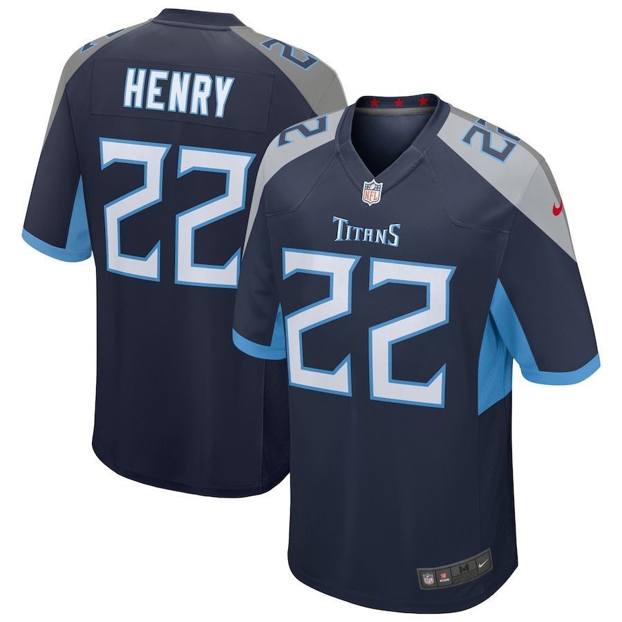 Kaus NFL Jersey Titans Derrick Henry untuk pria |85904271|