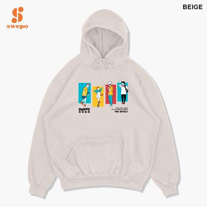 SWEPO HOODIE JUMPER ANIME SQUAD (BORDIR) SIZE M-XXL (PRIA & WANITA)