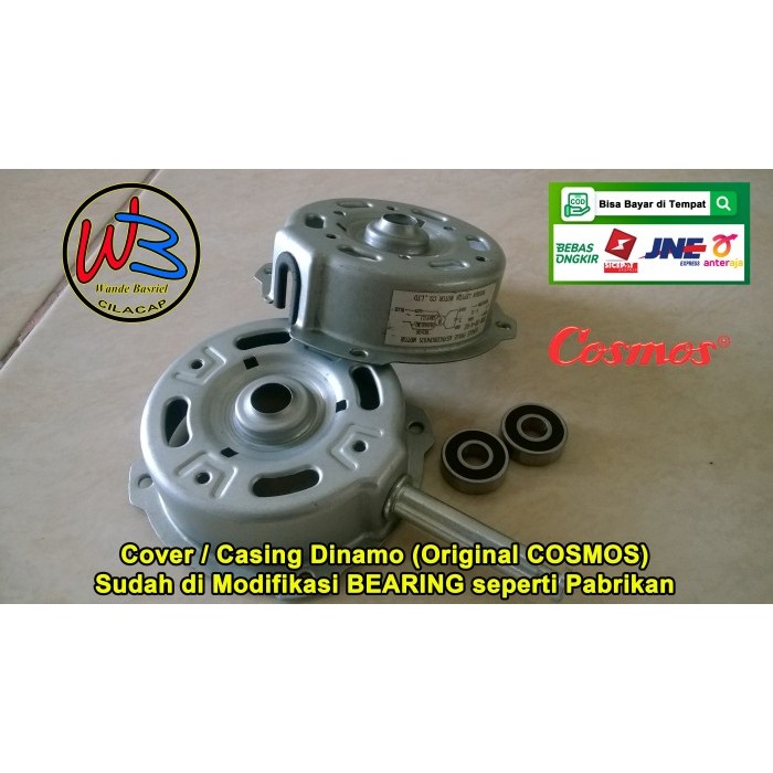 CASING DINAMO KIPAS ANGIN COSMOS (ORIGINAL) - SUDAH MODIFIKASI BEARING