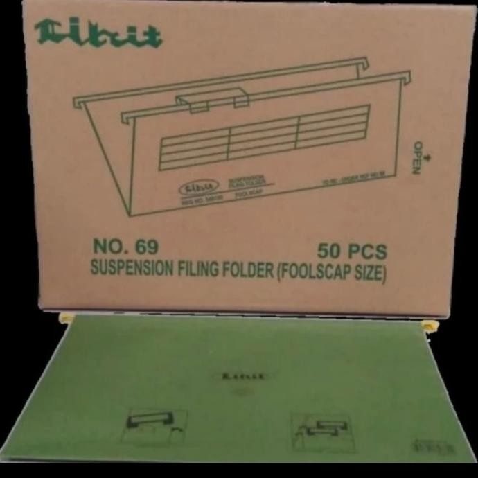 

TERMURAH - Hangmap New Compass no 100 Suspension Filling Folder Map isi 50 Pcs