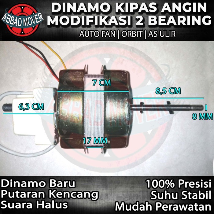 DINAMO KIPAS ANGIN AUTO FAN ORBIT PLAFON BEARING LAHER