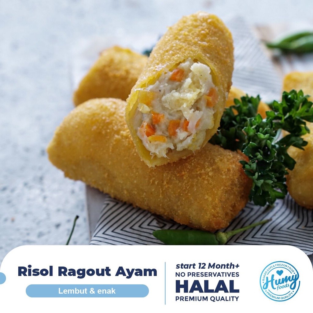 

RISOL RAGOUT AYAM HOMEMADE no MSG dan pengawet