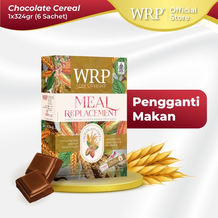 

Wrp Meal Replacement Chocolate Cereal 324G - Pengganti Makan New