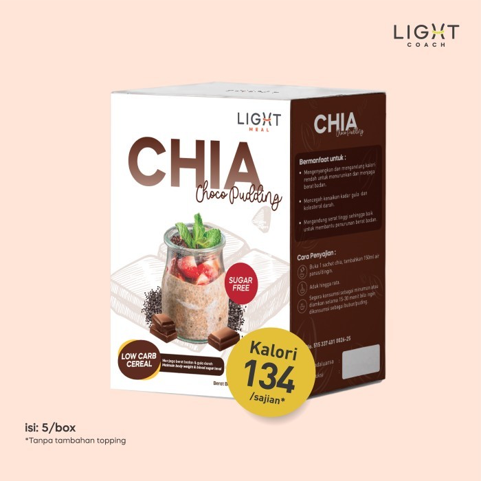 

Chia Choco Pudding Camilan Snack Diet Keto Sereal Chia Seed Terlaris