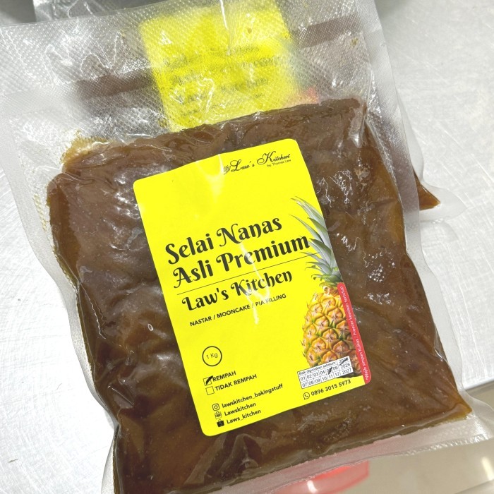 

Selai Nanas 100% Asli Berat 1Kg Homemade Lawskitchen New