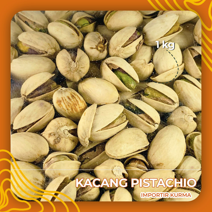 

Kacang Pistachio 1Kg / Kacang Fustuk / Kacang Pistachio Arab Fustuk Terbaru