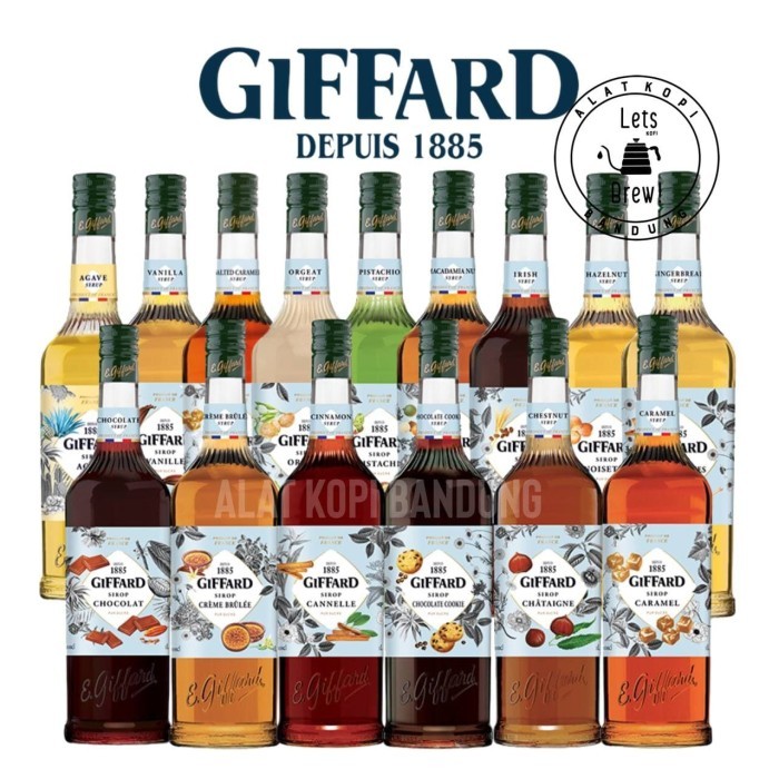 

Giffard Syrup 1L / Syrup Giffard 1000Ml Flavour Untuk Coffee Diskon