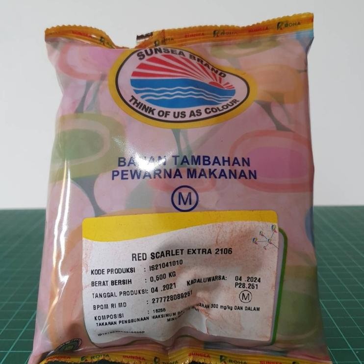 

Sunsea Brand Pewarna Makanan Bubuk 500 Gram Powder Food Colng