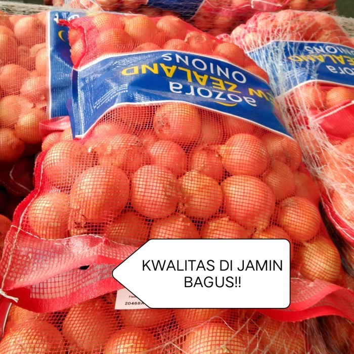 

Promo Bawang Bombay 20Kg Import/60-80/Bawang Bombay 1 Karungan/1 Sak New