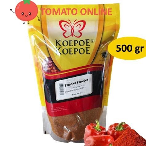 Koepoe Kupu / Paprika Powder Bubuk Rempah / Murni / 500Gr 500 Gr Gram