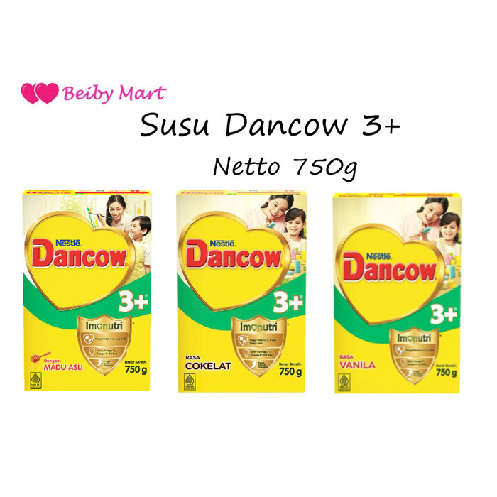 Susu Dancow 3+ Rasa Vanila Coklat Dan Madu 800Gr