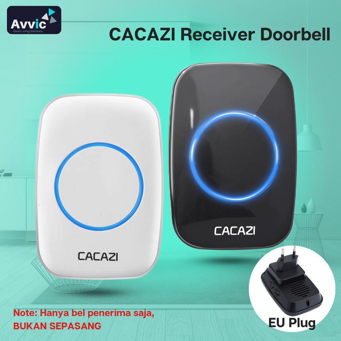 Cacazi Receiver Wireless Doorbell Bel Penerima Bel Pintu Rumah