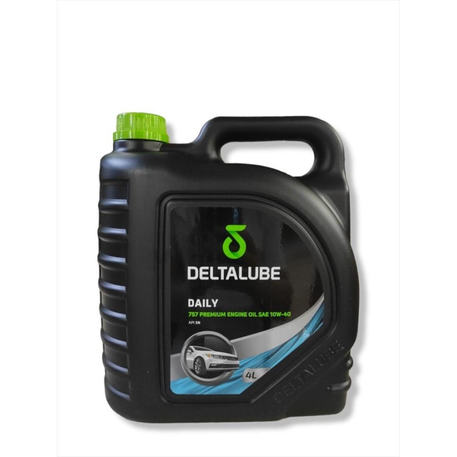 Oli Mesin Mobil Bensin Daily Deltalube 757 Premium 10W-40 4 Liter