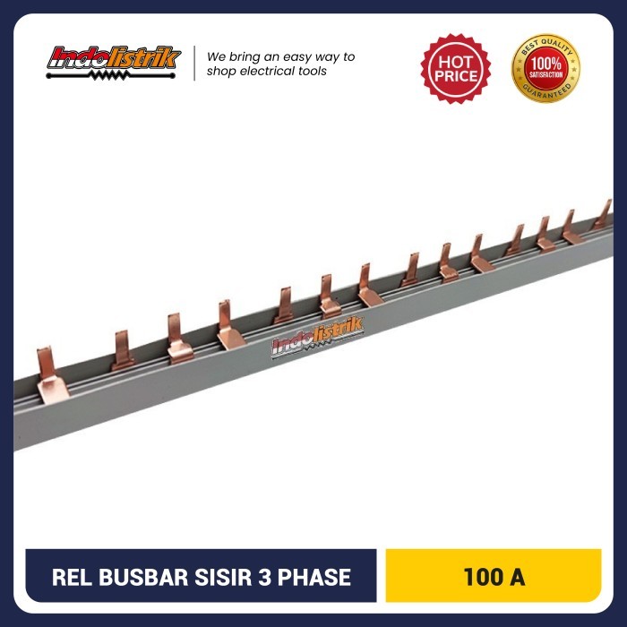 Rel Busbar Sisir 3 Phase 100A Tab Sisir Mcb