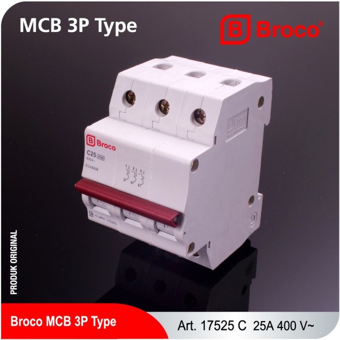 Broco 17525C Mcb 3 Phase 25A